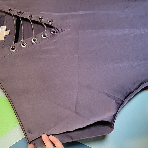 MICHAEL Michael Kors Women's Toggle Chain Gray Tunicin Top Size XS - Picture 5 of 9